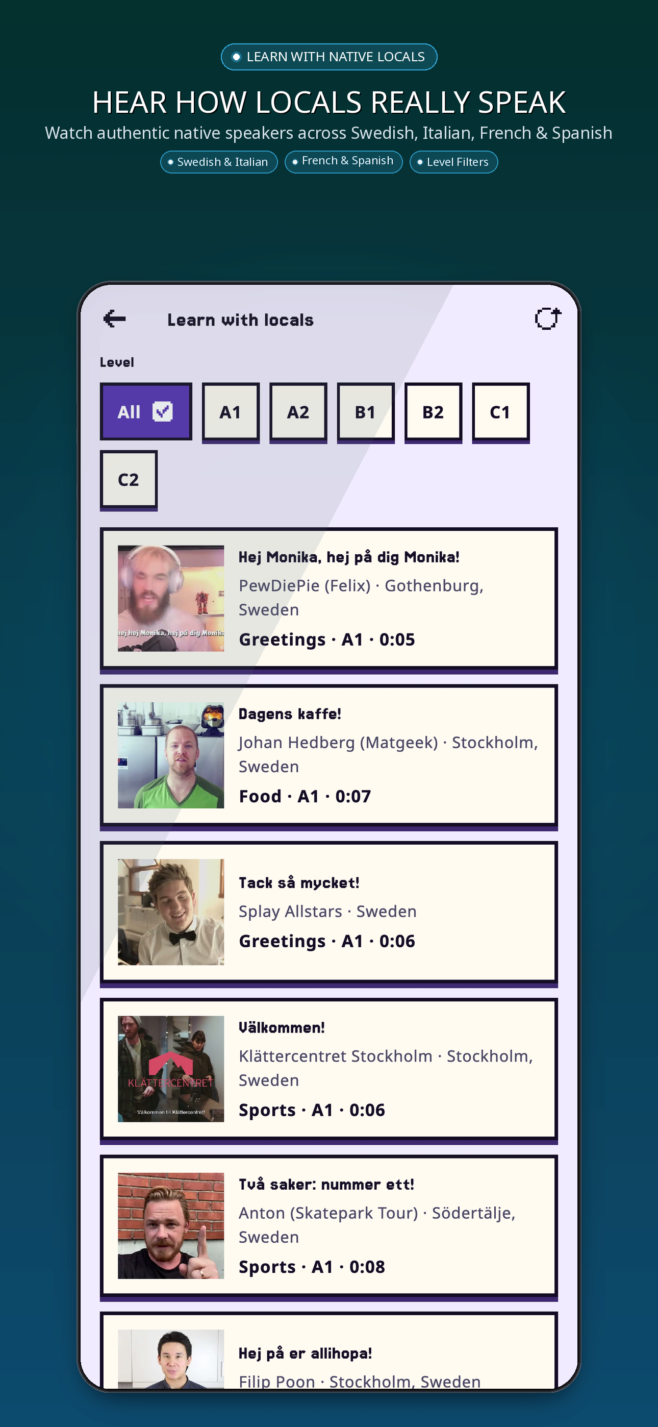 LinguaDuck 2.1 — Hear how locals really speak